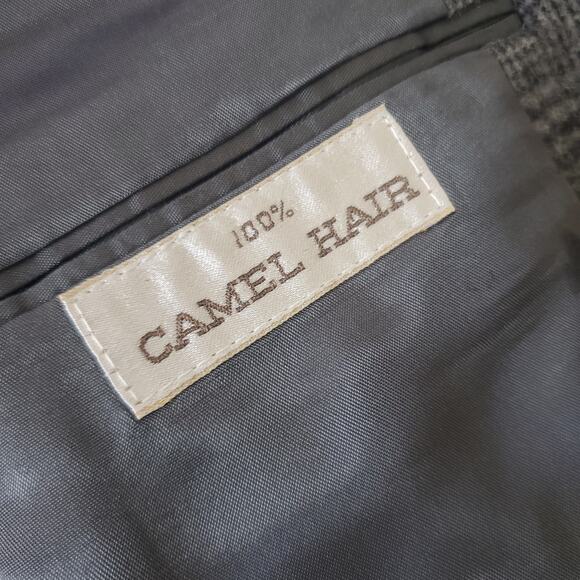 Harris Tweed Vintage Two Button Camel Hair Sports Coat - Picture 11 of 16